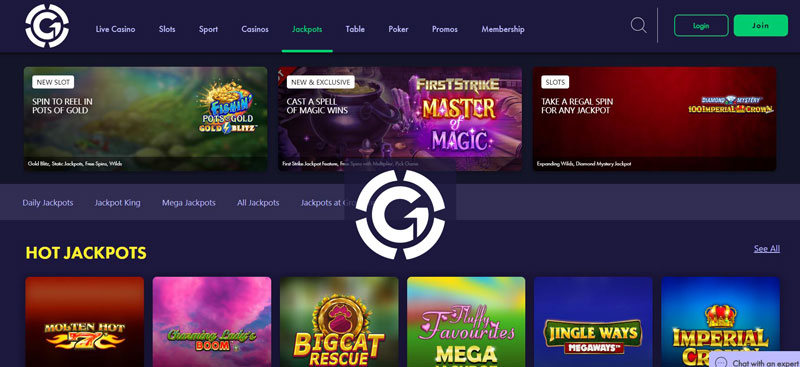 Features like cash out at Grosvenor Casino
